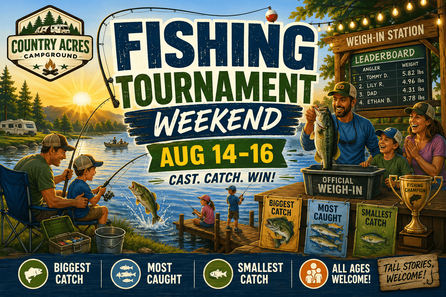 Fishing Tournament Weekend