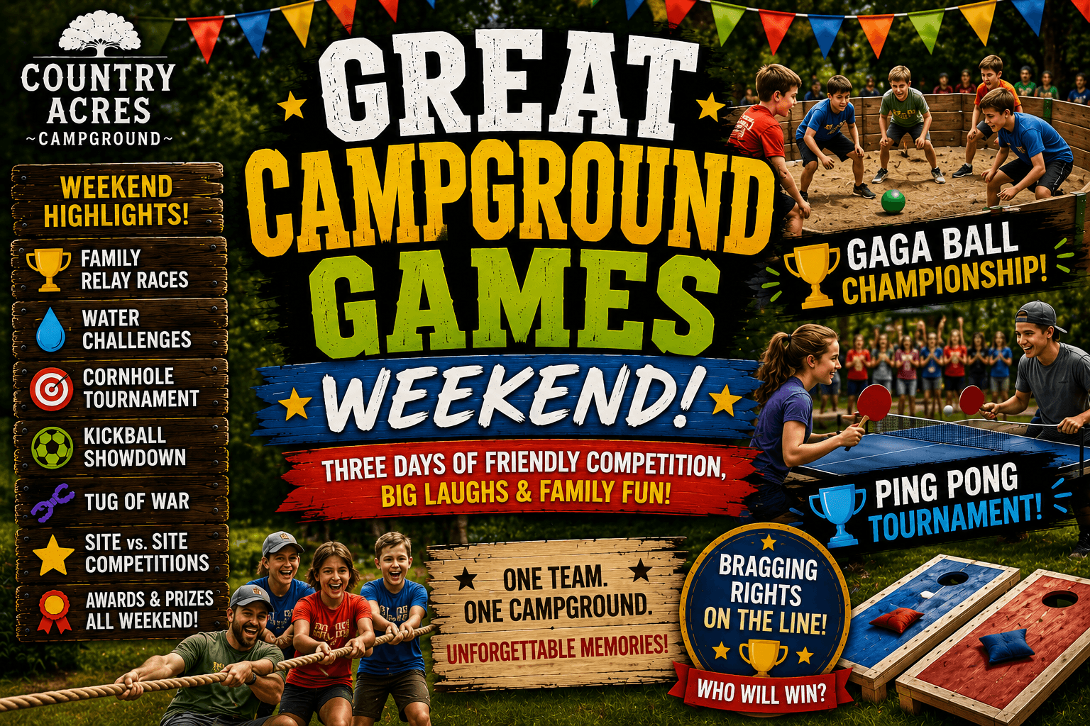 Great Campground Games Weekend