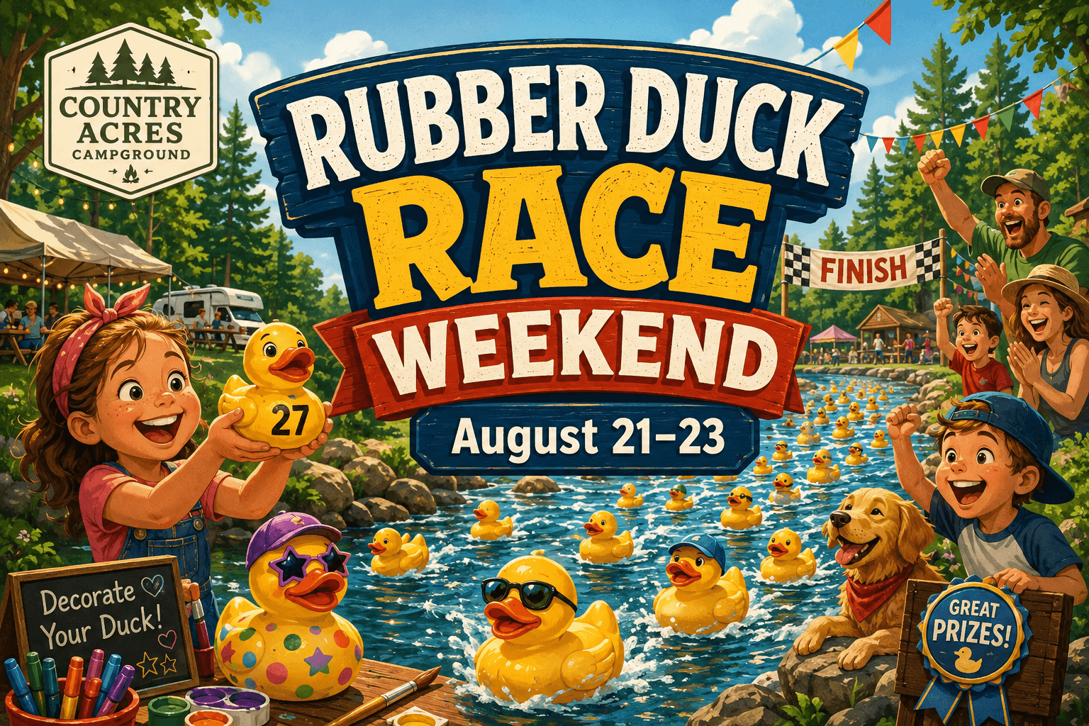 Rubber Duck Race Weekend