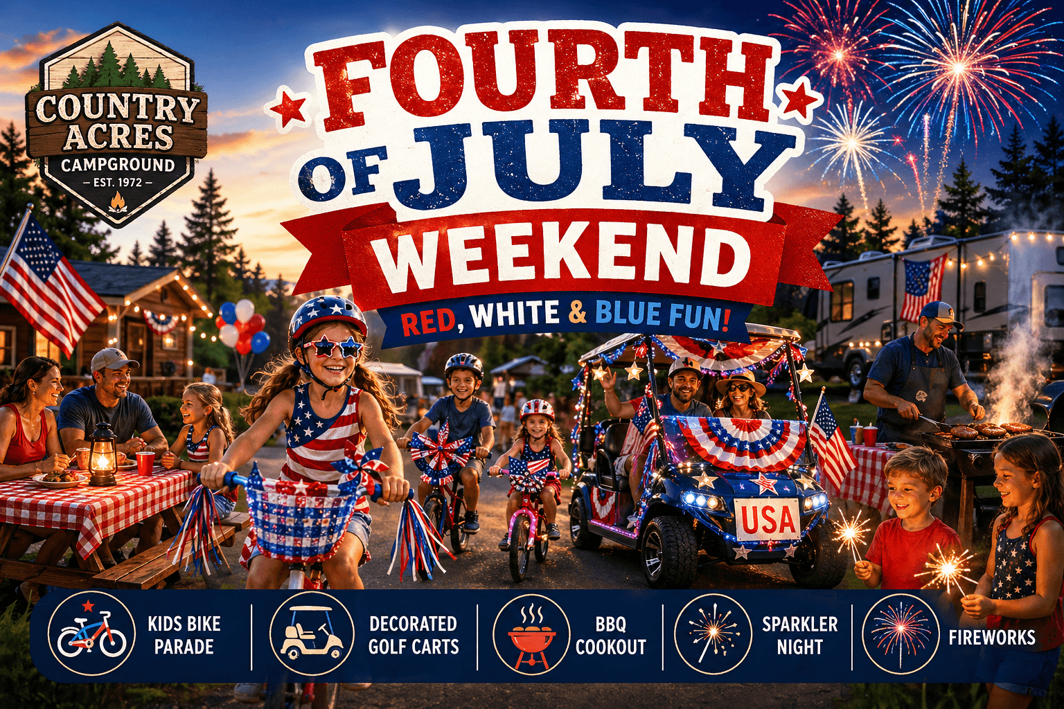 Newton Falls 4th of July Carnival, Parade & Fireworks: A Family Camping Guide